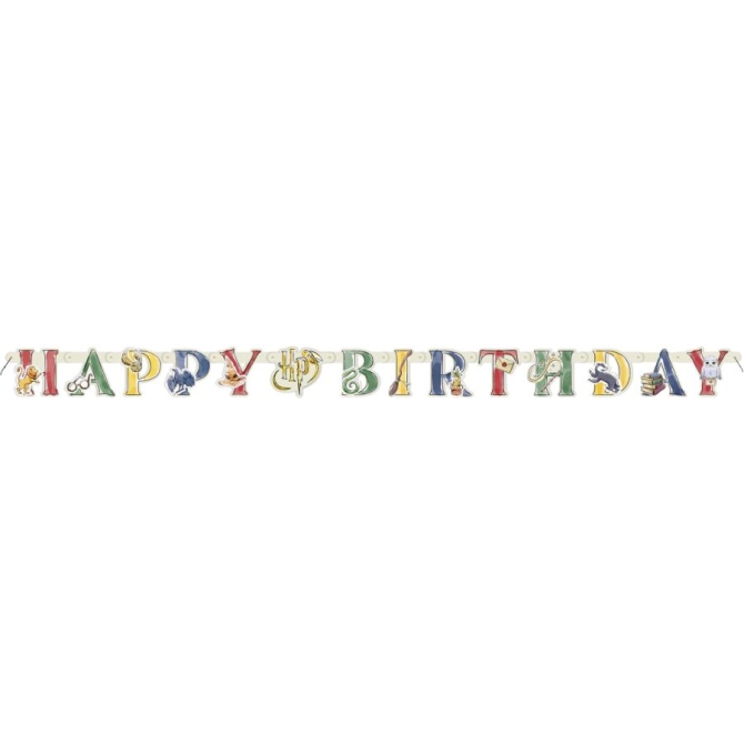 Guirnalda Happy Birthday Harry Potter Wizarding World 
