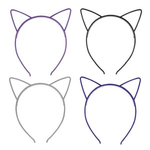 4 diademas con orejas de gato
