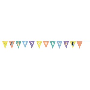 Guirnalda de banderines de cumplea�os Bluey Hooray