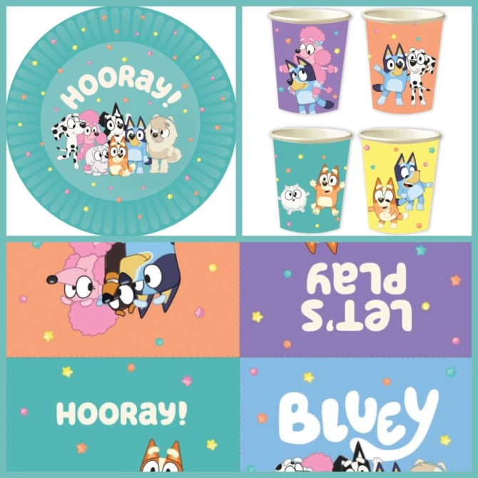 Caja de fiesta Bluey Hooray 