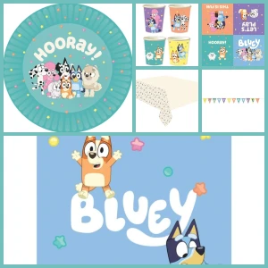 Caja grande de fiesta Bluey Hooray
