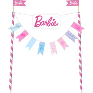 Guirnalda de Barbie para decorar pasteles