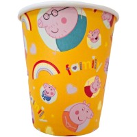 Contiene : 1 x 8 vasos de Peppa Pig