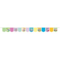 Contiene : 1 x Guirnalda de banderines de Peppa Pig