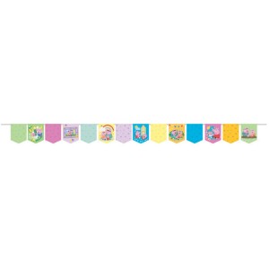 Guirnalda de banderines de Peppa Pig