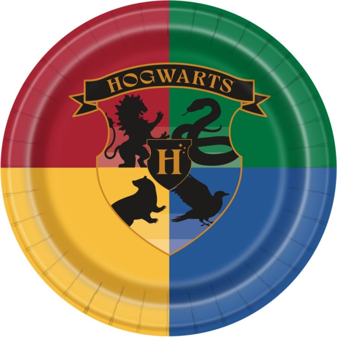 8 platos de las casas de Harry Potter