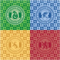 Contiene : 1 x 16 servilletas de las casas de Harry Potter