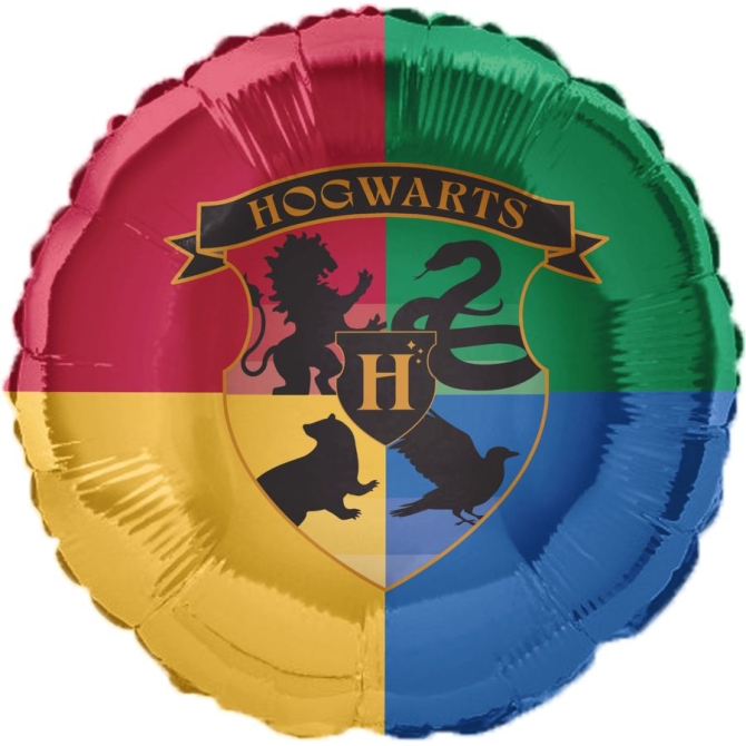 Globo de helio de las casas de Harry Potter