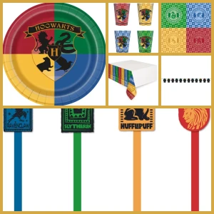Caja grande para fiestas tem�ticas de las casas de Harry Potter