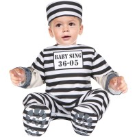 Disfraz de prisionera Deluxe para beb 9-12 meses
