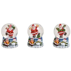 Santa Claus Snow Globe Base Paisaje Snow