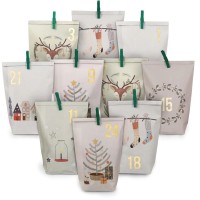 Calendario de Adviento navideo - Hecho de papel