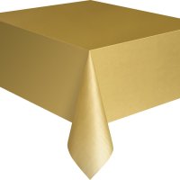 Mantel Liso Dorado - Plástico
