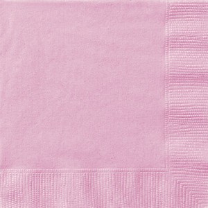 20 servilletas de color rosa plido