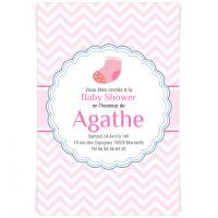 Invitacin para personalizar - Baby Shower Nia