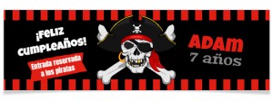 Bandera personalizada - skull pirate
