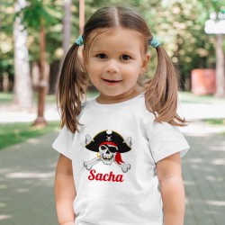 Camiseta para personalizar - Calavera Pirata. n3