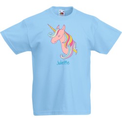 Camiseta para personalizar - Cabeza de unicornio. n1
