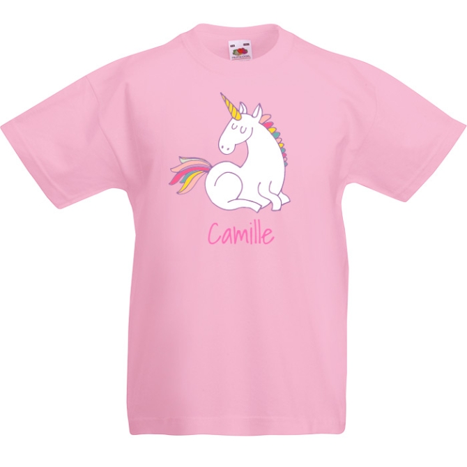 Camiseta para personalizar - Unicornio Blanco 