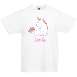 Camiseta para personalizar - Unicornio Blanco. n2
