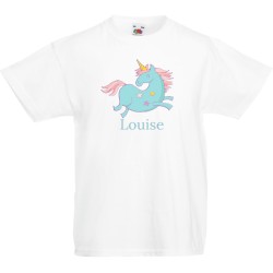 Camiseta para personalizar - Unicornio Azul. n2