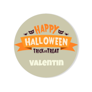 Chapa para personalizar - Happy Halloween
