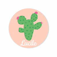 Chapa para personalizar - Cactus