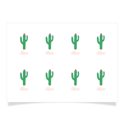 8 Tatuajes para personalizar - Cactus. n°1