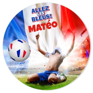 Fotocroc personalizable - Football Allez les Bleus Francia