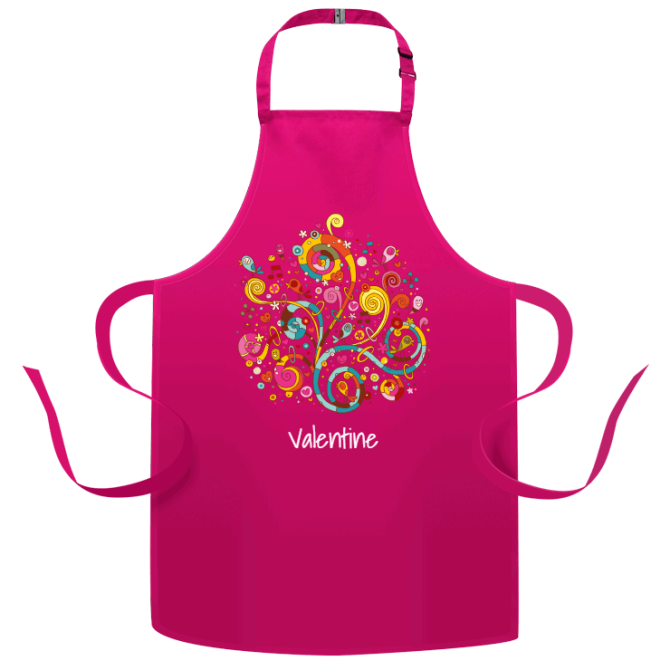 Delantal Personalizado - Árbol Corazón 