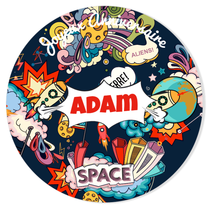 Fotocroc para personalizar - Space Cartoon 