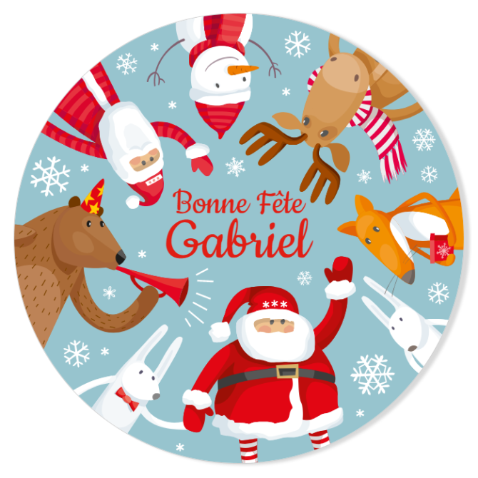 Fotocroc para personalizar - Ronda de Navidad 