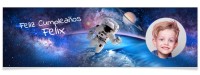 Bandera personalizada - Astronaute Photo