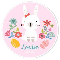 Fotocroc personalizable - versin Pretty Rabbit Easter Girl