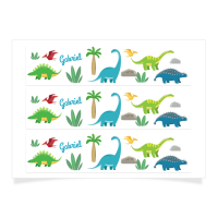 Contornos personalizados - Dino Colors