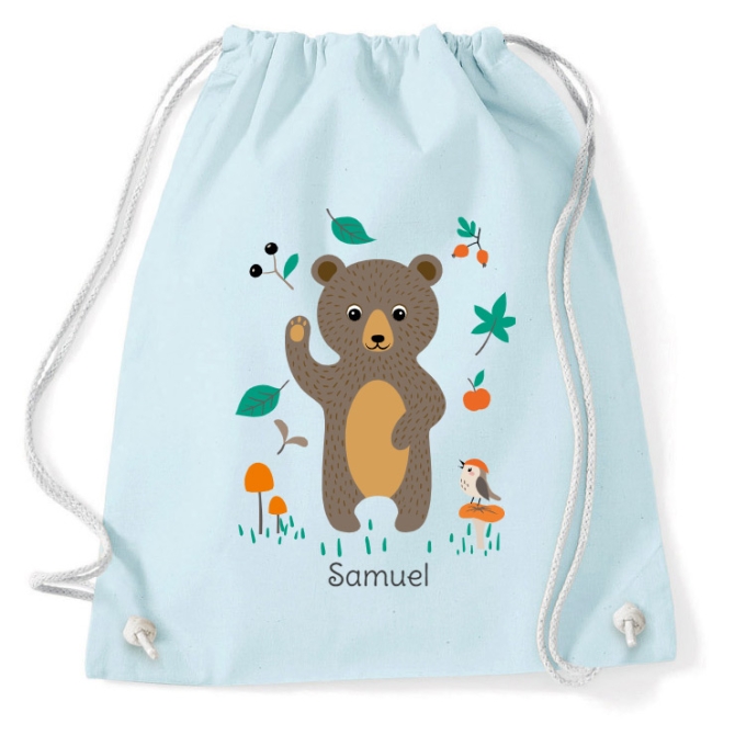 Bolsa de actividades para personalizar - Oso 