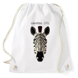 Bolsa de actividades para personalizar - Zebra. n2