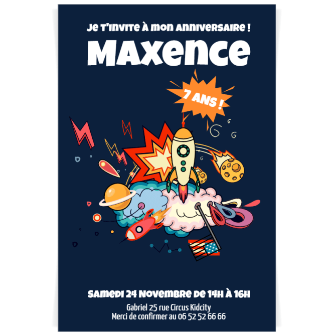 Invitación a personalizar - Espacio 