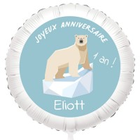 Globo para personalizar - Oso Polar