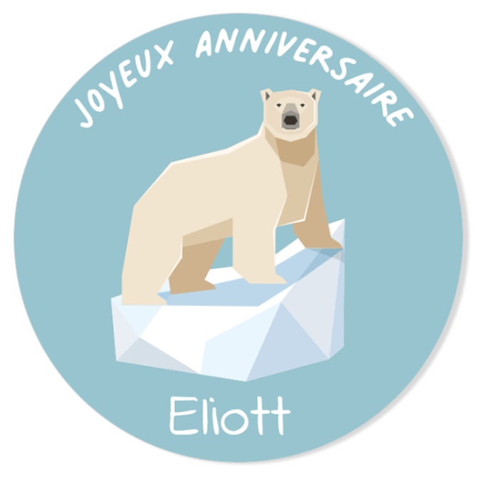 Fotocroc para personalizar - Oso Polar 