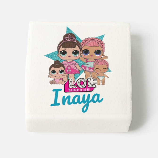 12 malvaviscos personalizados - Lol Surprise 