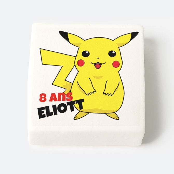 12 Malvaviscos personalizados - Pikachu 