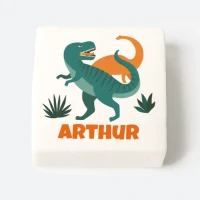 12 Malvaviscos personalizados - Dinosaurios