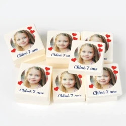 12 Malvaviscos personalizados - Arco iris. n1