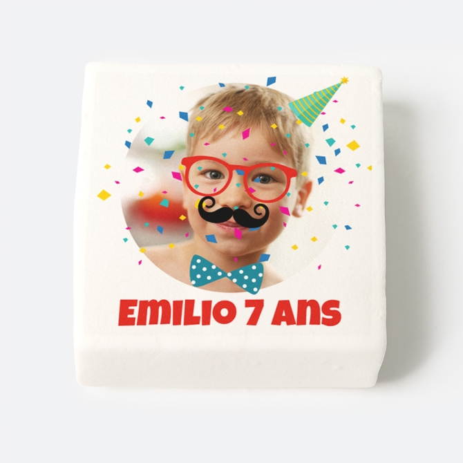 12 malvaviscos personalizados - Photobooth 