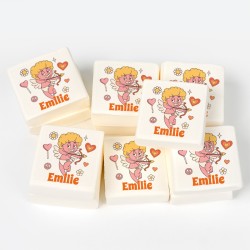 12 Malvaviscos personalizados - Cherubin. n1