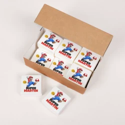 12 Malvaviscos personalizados - Mario. n2