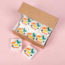 12 malvaviscos personalizados - rocket space. n3