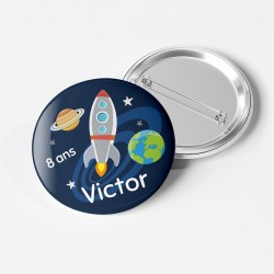Chapa para personalizar - rocket space. n°1