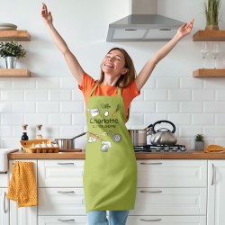 Delantal personalizable para adultos - Los ingredientes. n�1
